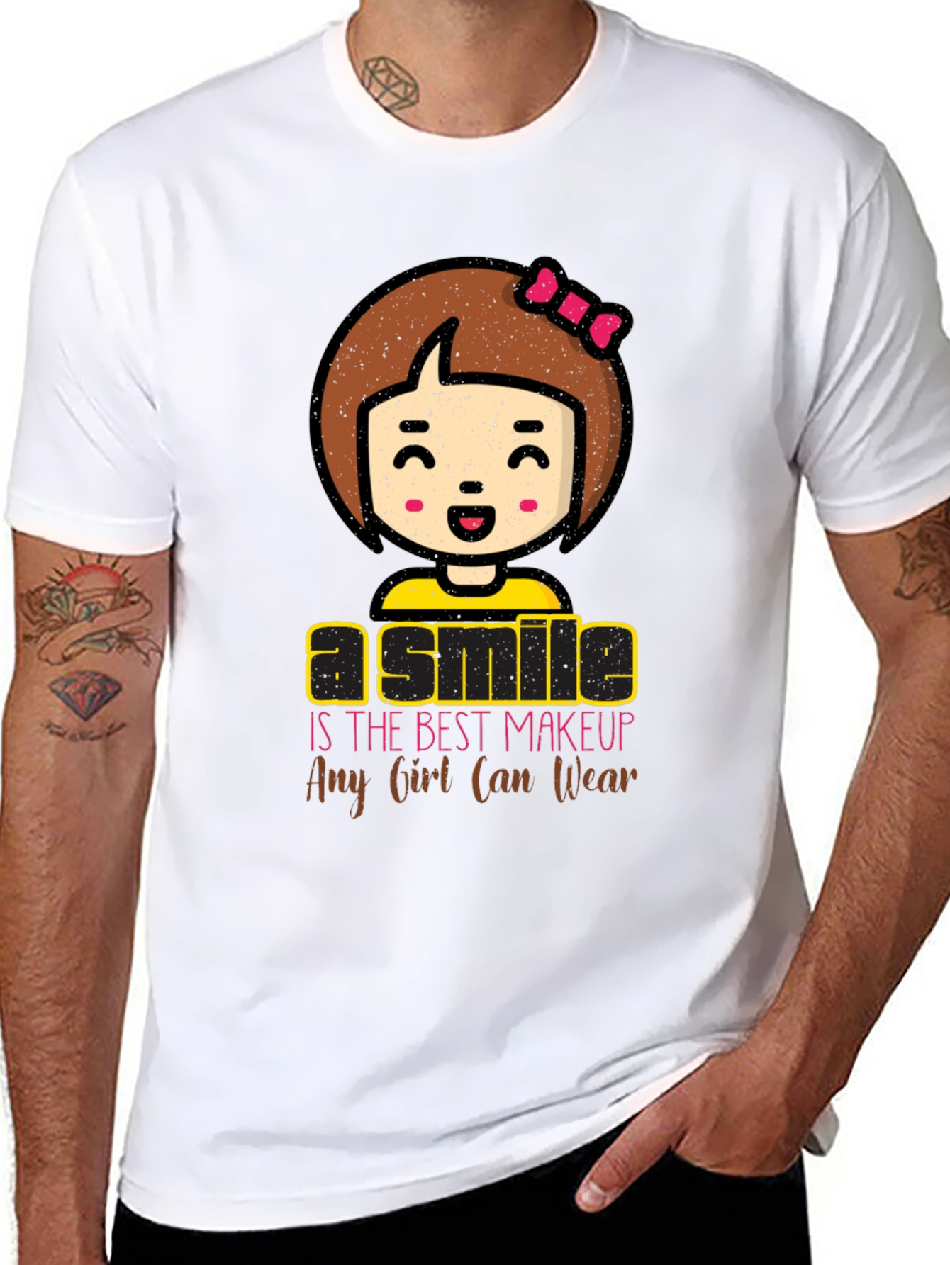 Smile is the Best Makeup Tee