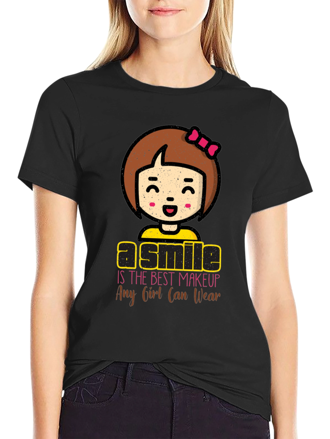 Smile is the Best Makeup Tee