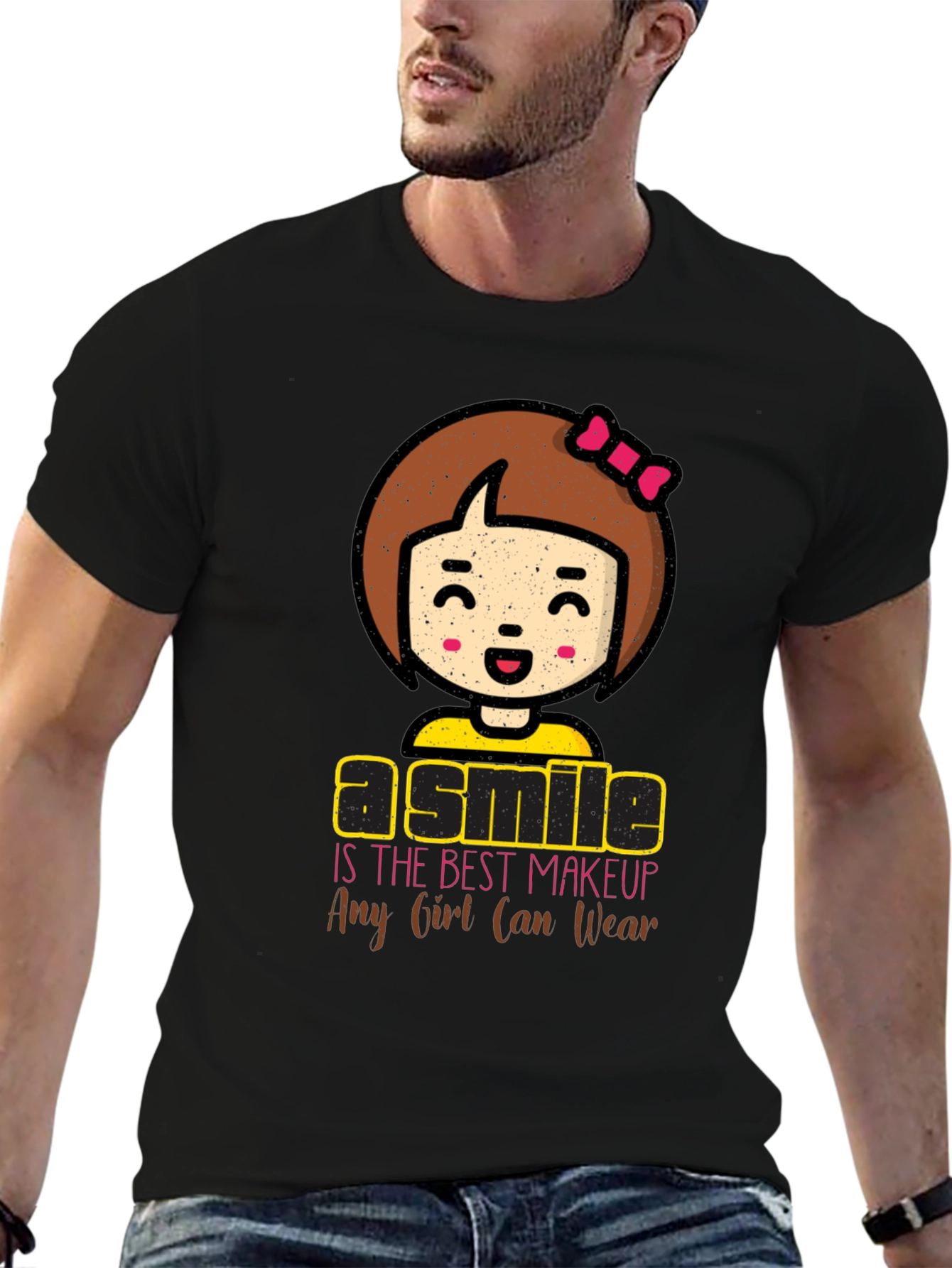 Smile is the Best Makeup Tee