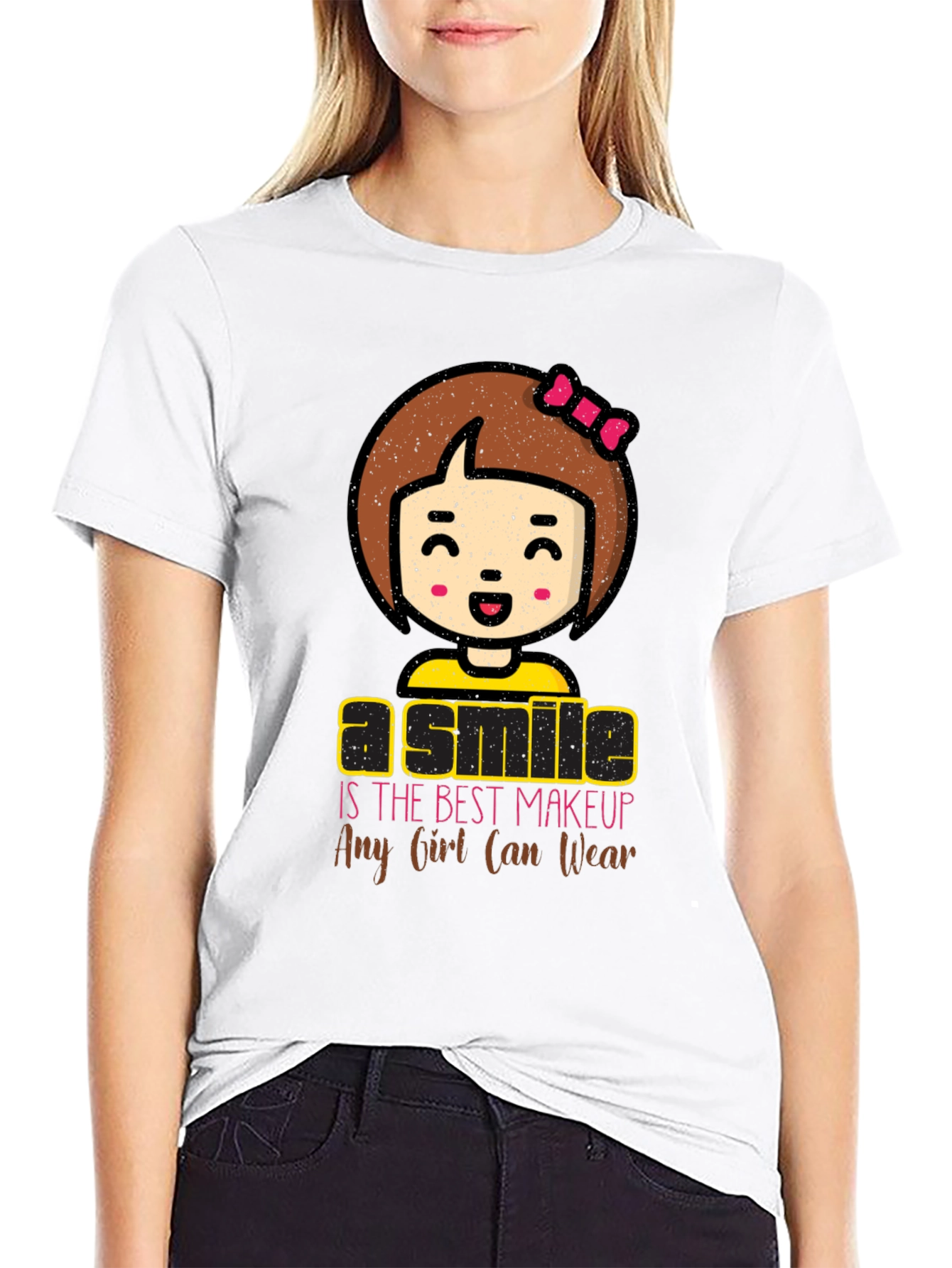 Smile is the Best Makeup Tee