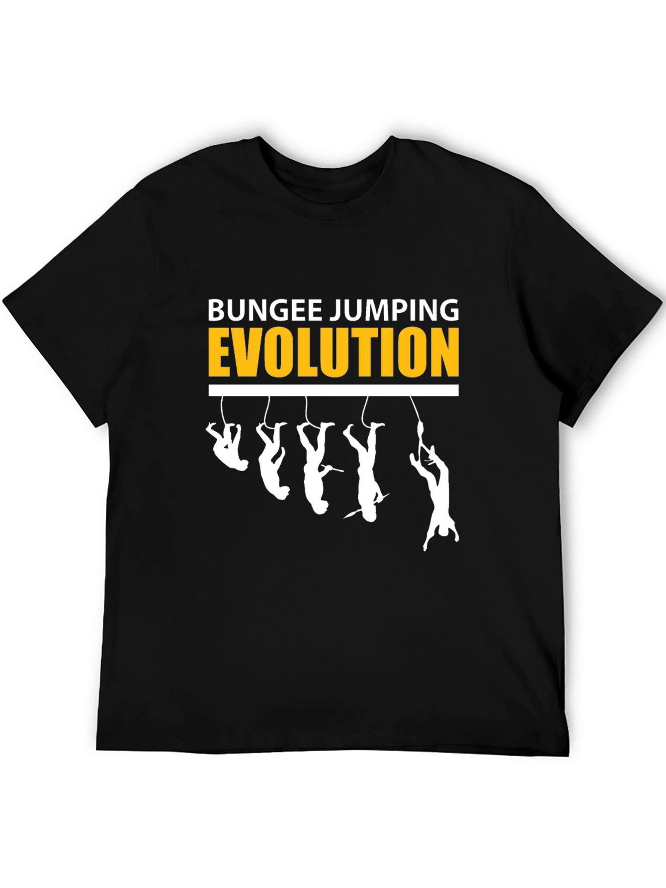 Bungee Jumping Evolution Graphic T-Shirt