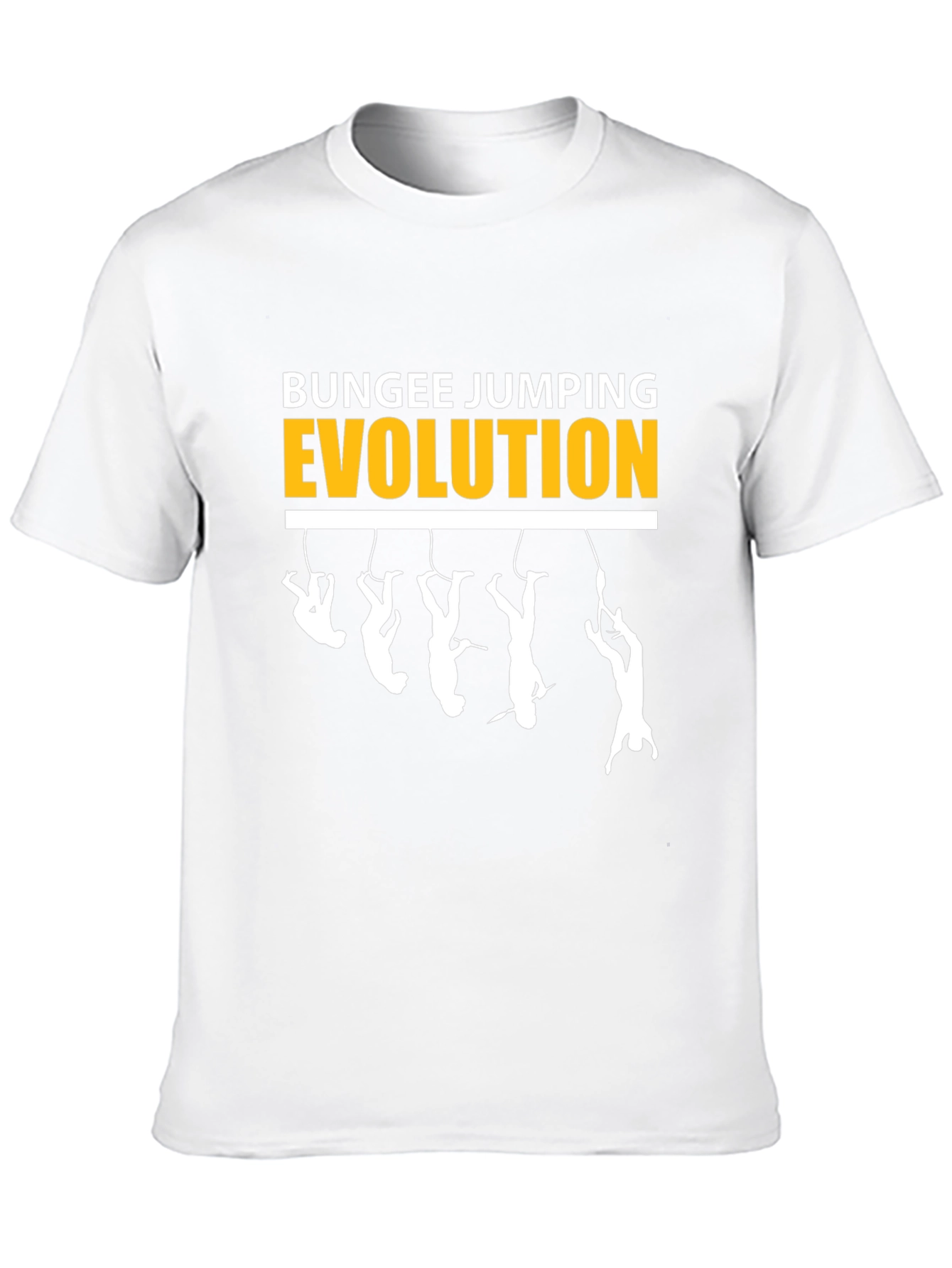 Bungee Jumping Evolution Graphic T-Shirt