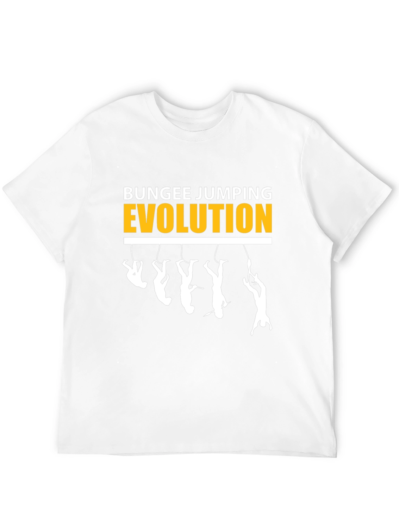 Bungee Jumping Evolution Graphic T-Shirt