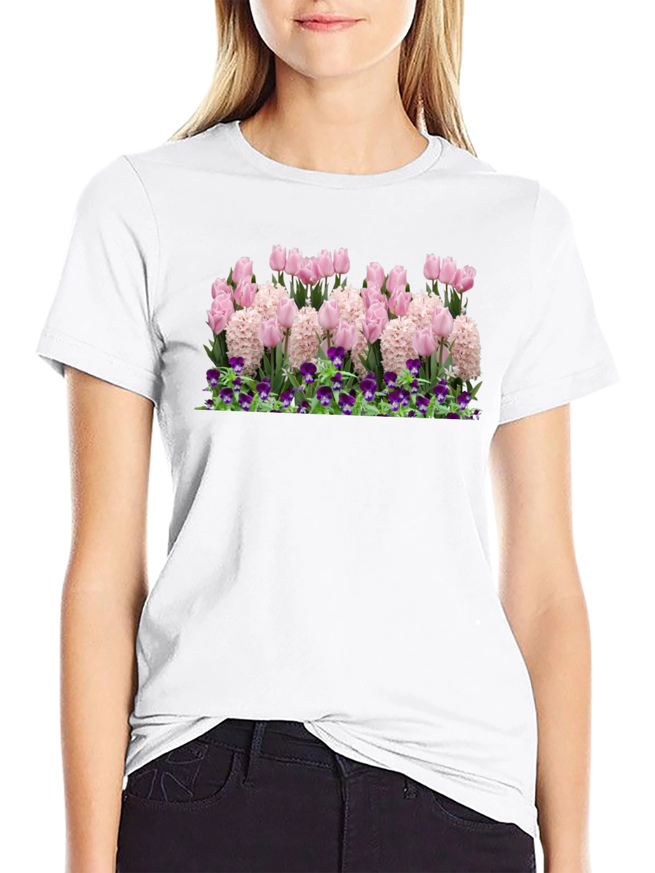 Floral T-Shirt - Garden Bloom Tee
