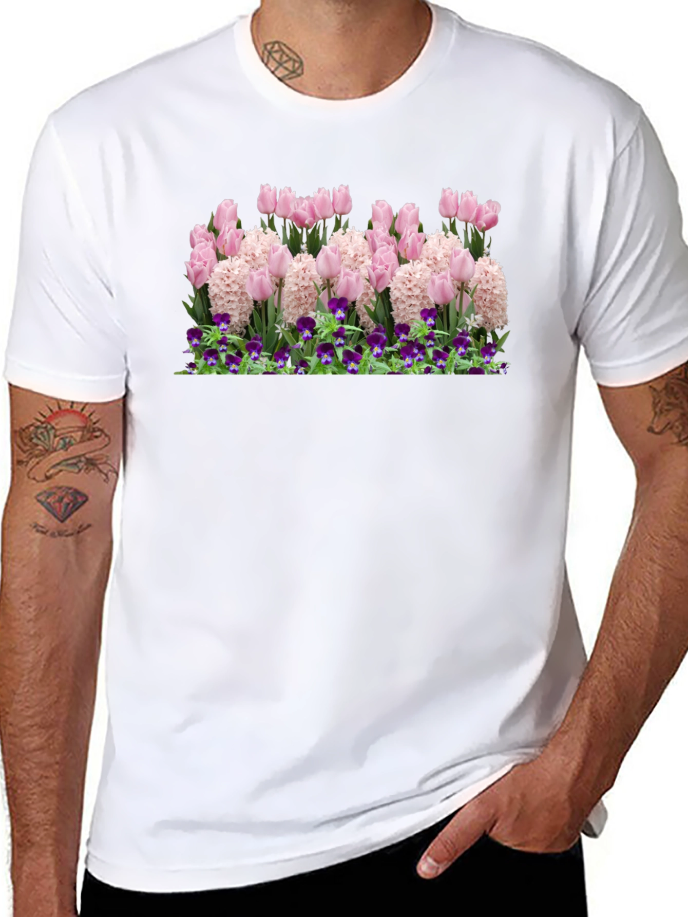 Floral T-Shirt - Garden Bloom Tee