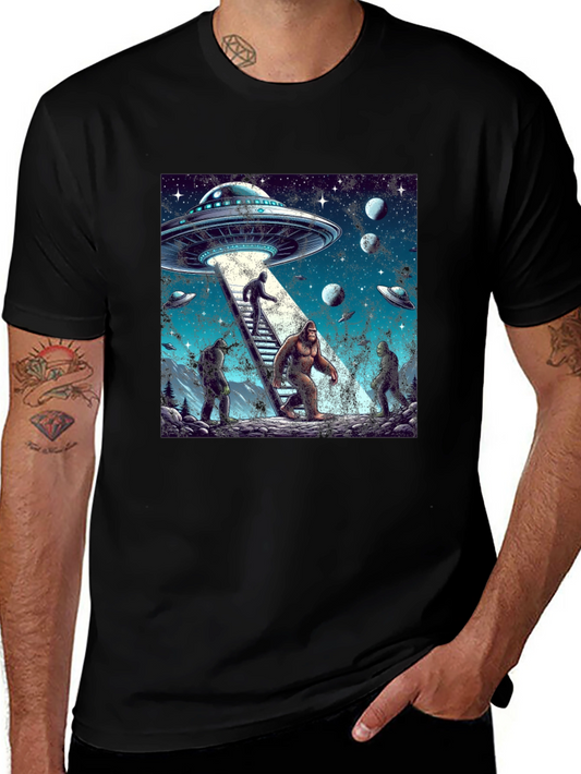 UFO Bigfoot Alien T-Shirt