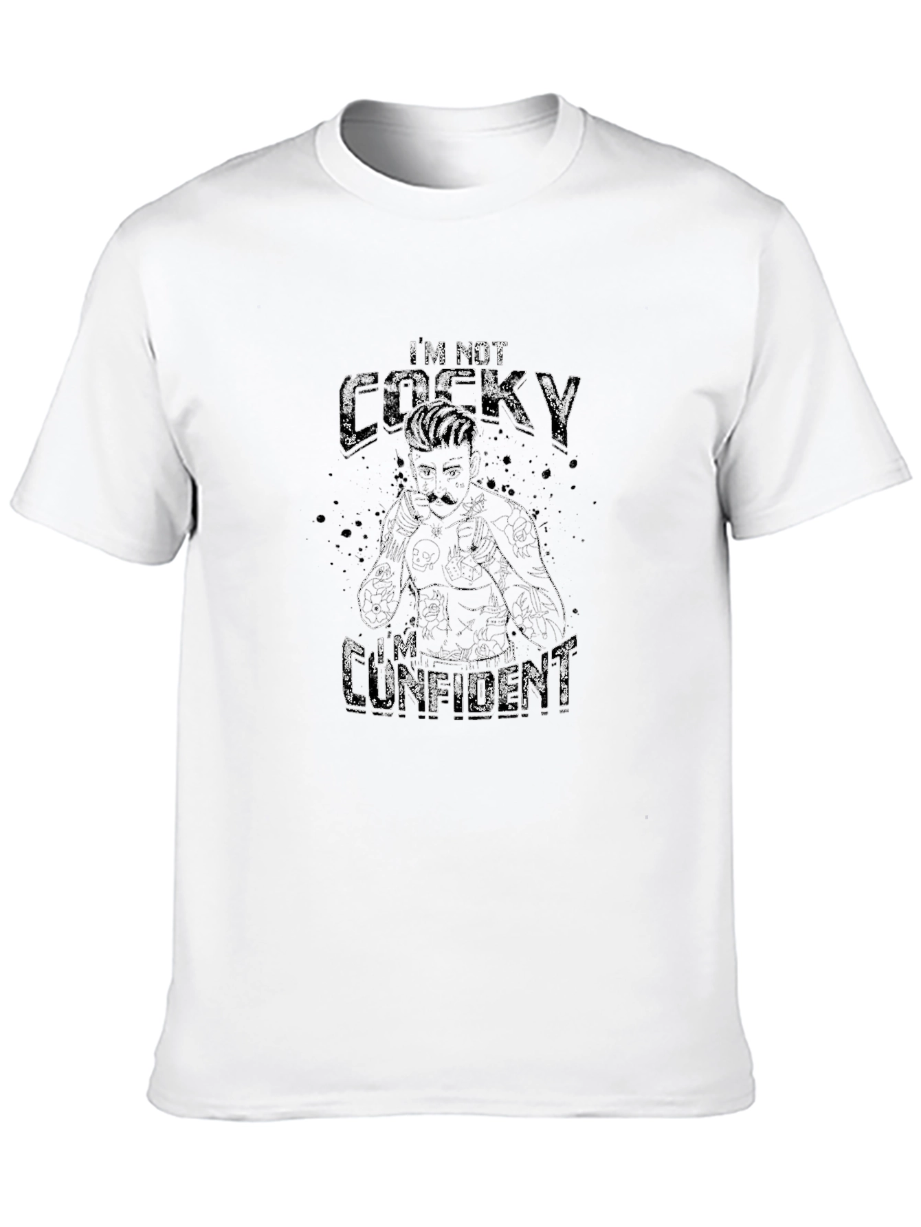 Im Not Cocky Confident Boxer Graphic T-Shirt