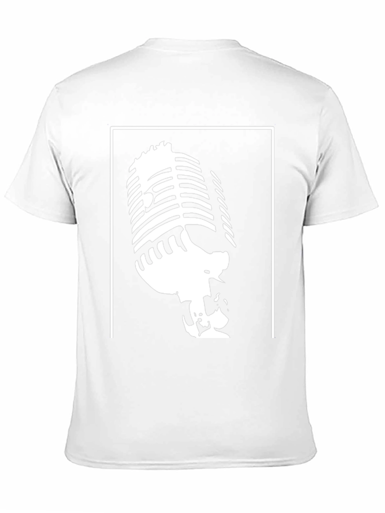 Retro Microphone Graphic Tee - Classic Cool