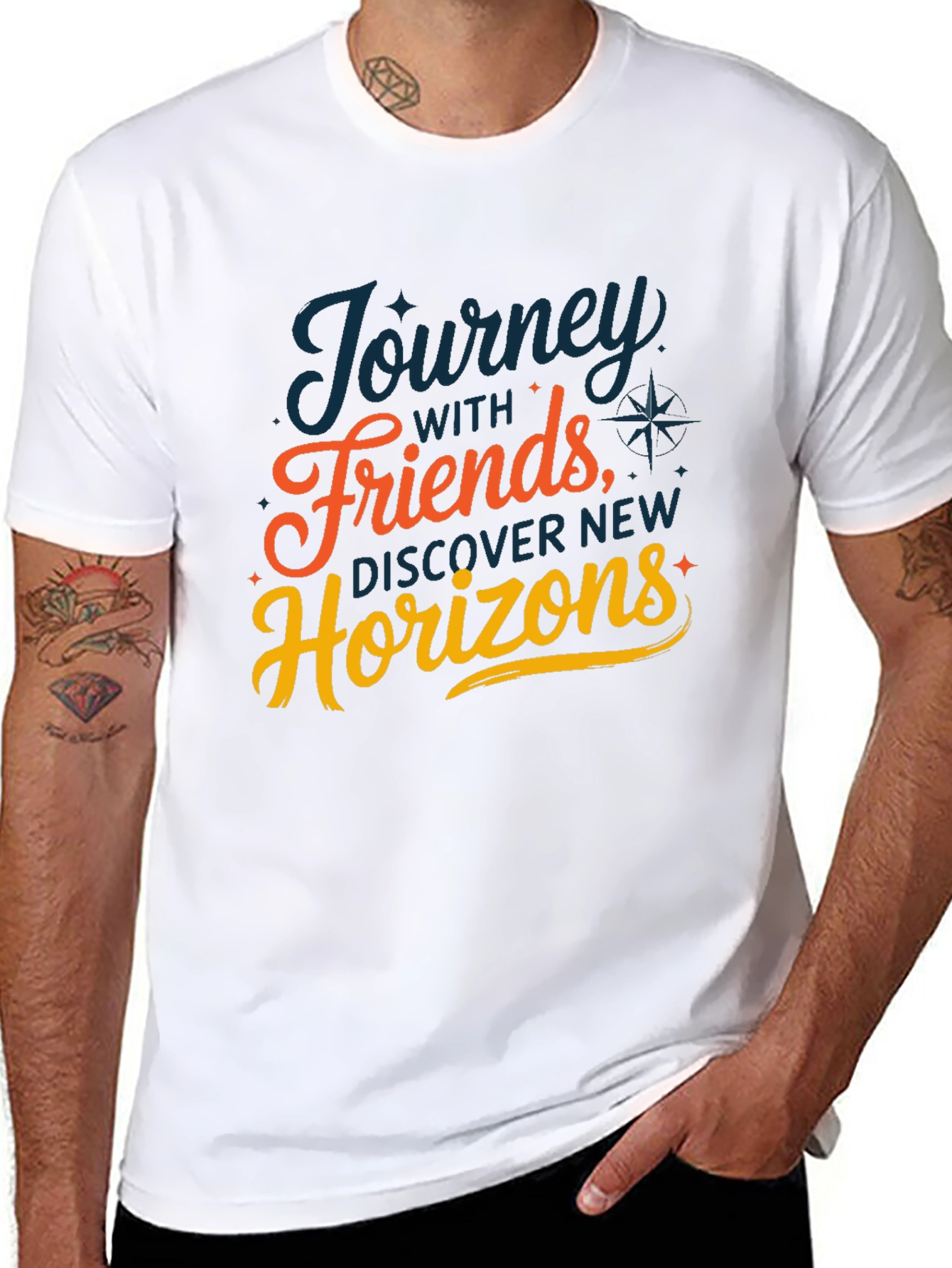 Journey With Friends T-Shirt - Discover New Horizons