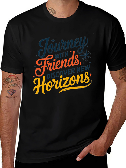 Journey With Friends T-Shirt - Discover New Horizons
