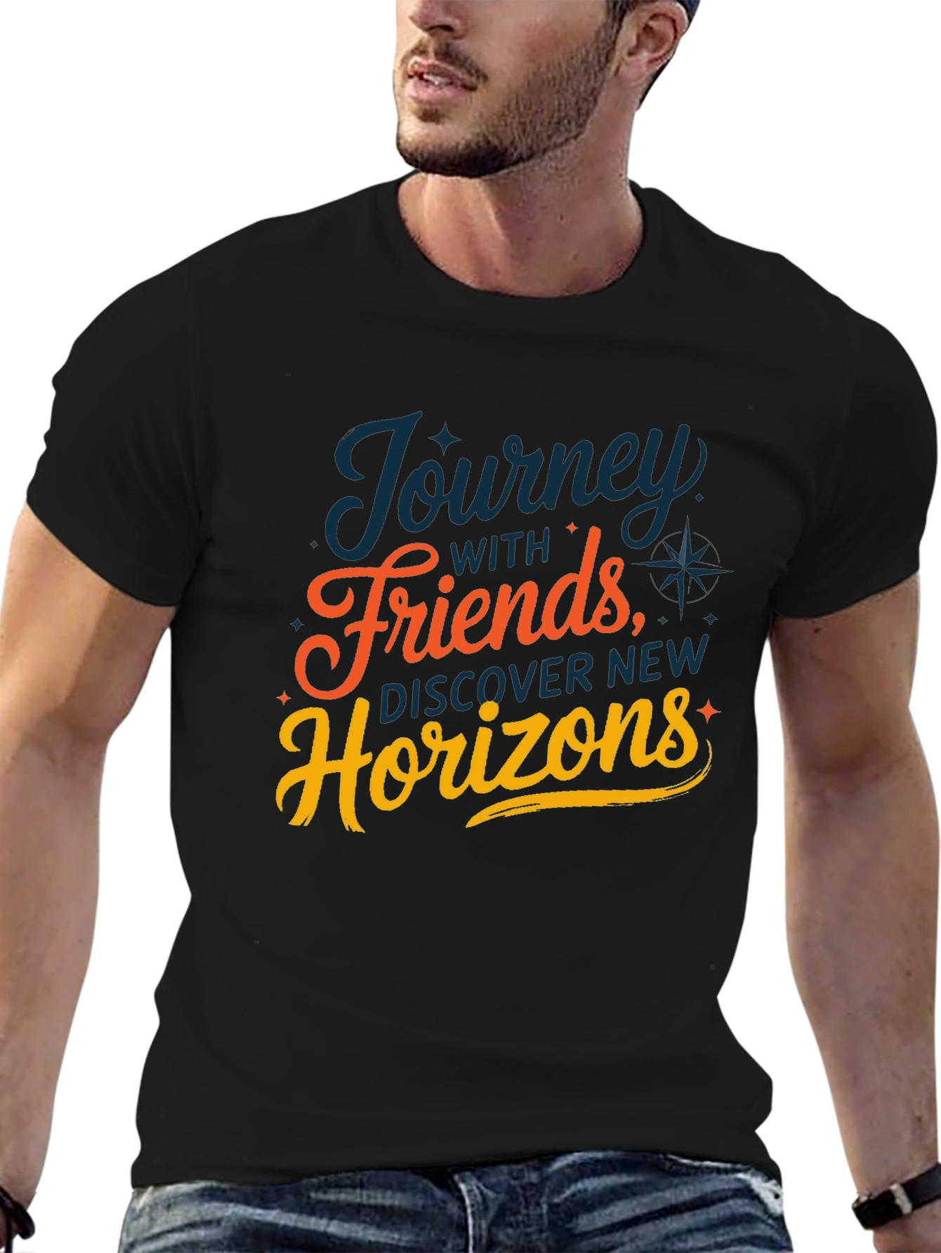 Journey With Friends T-Shirt - Discover New Horizons