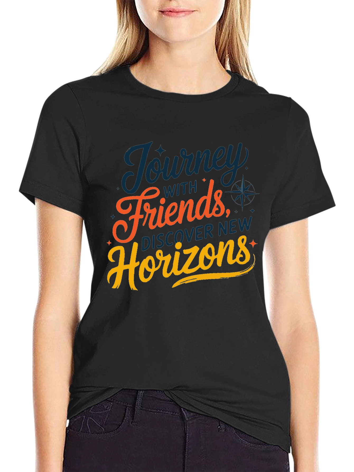 Journey With Friends T-Shirt - Discover New Horizons