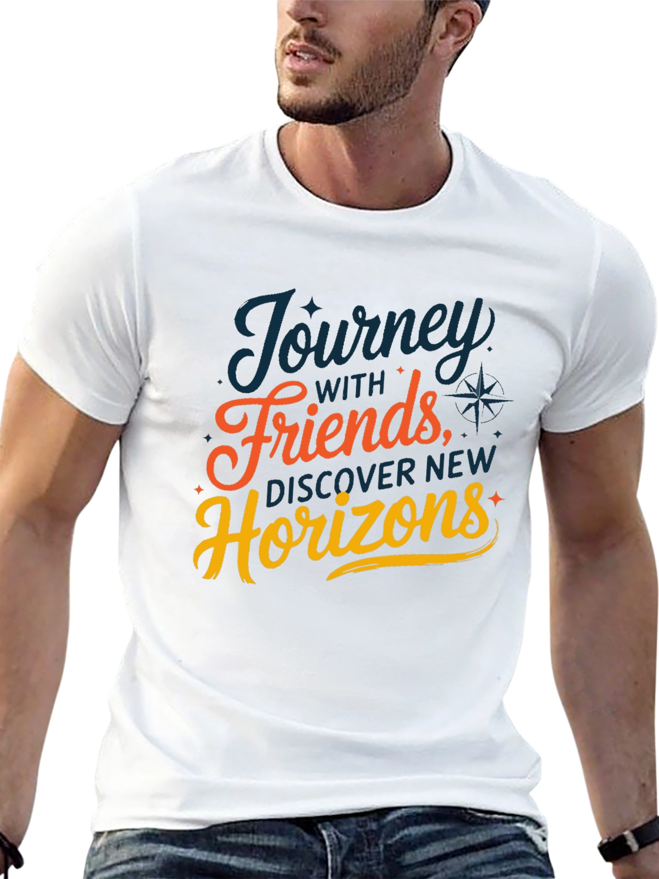 Journey With Friends T-Shirt - Discover New Horizons