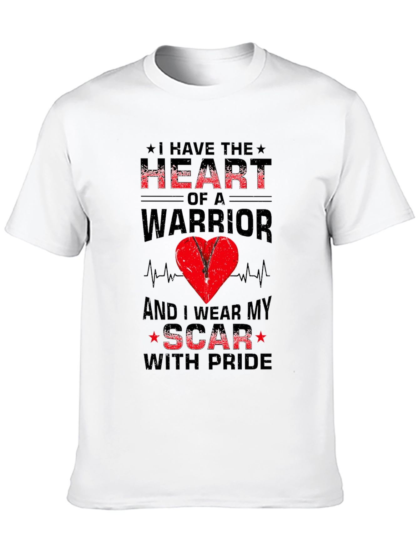Heart Warrior Scar Pride T-Shirt