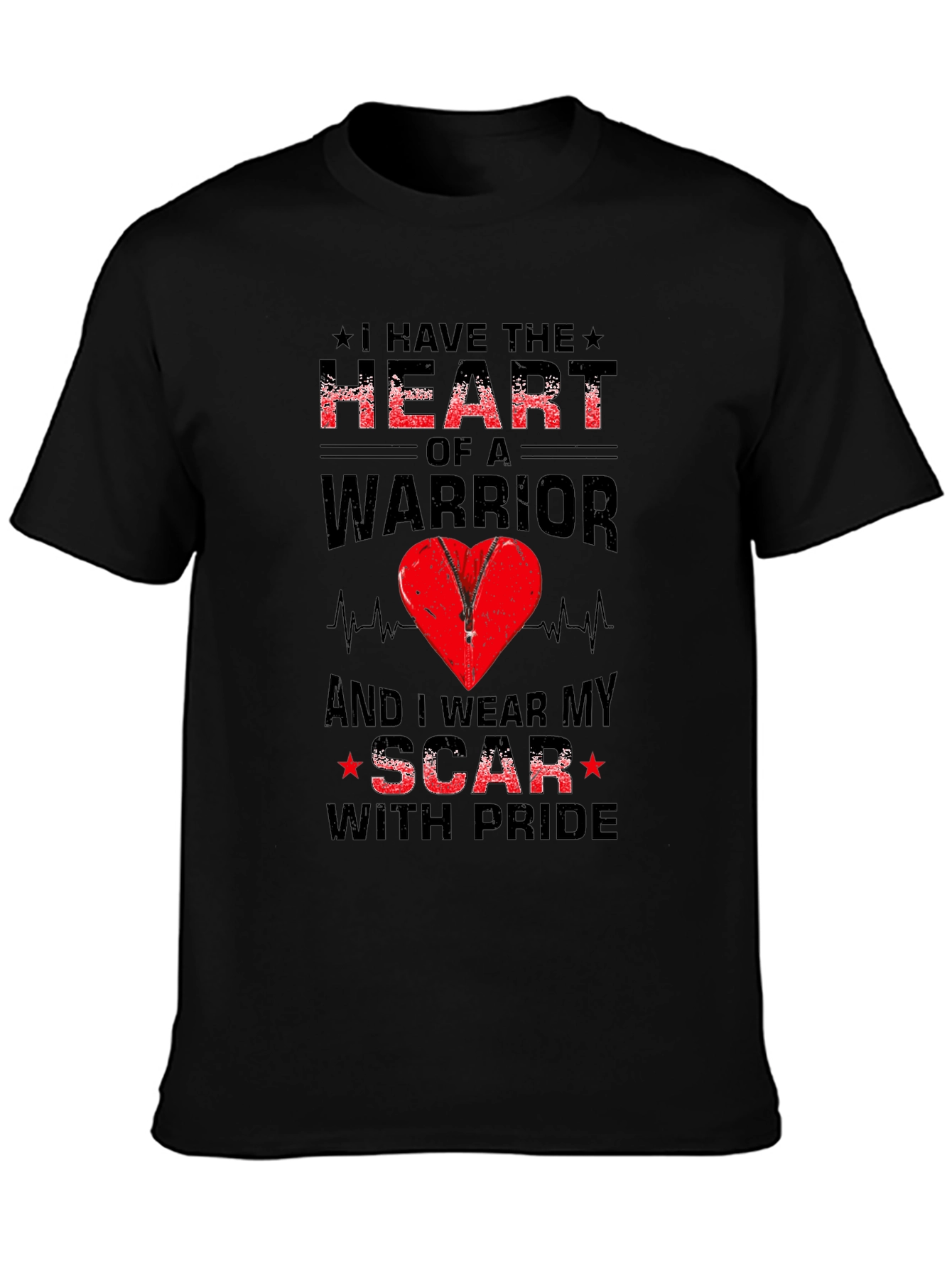 Heart Warrior Scar Pride T-Shirt