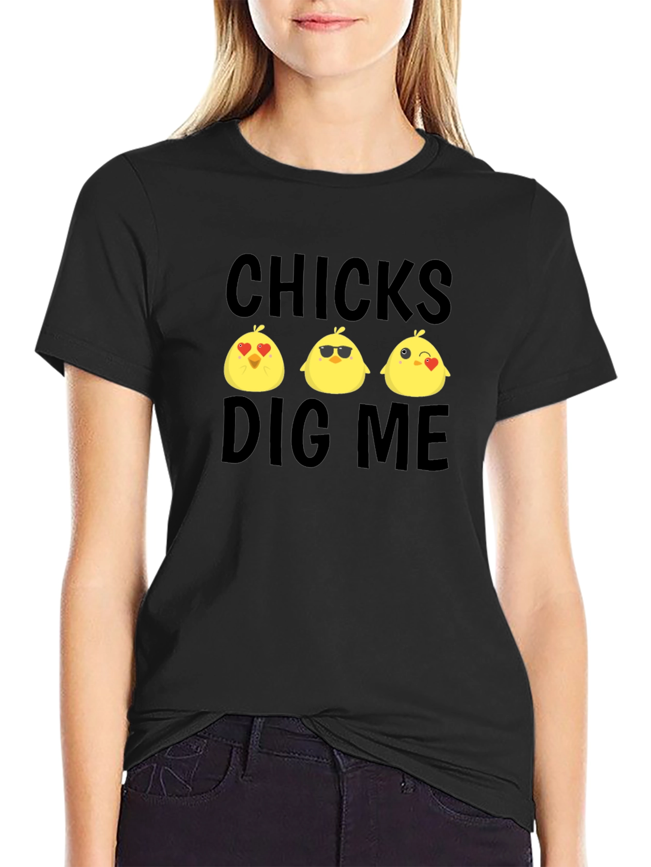 Chicks Dig Me Graphic Tee - Funny Easter T-Shirt