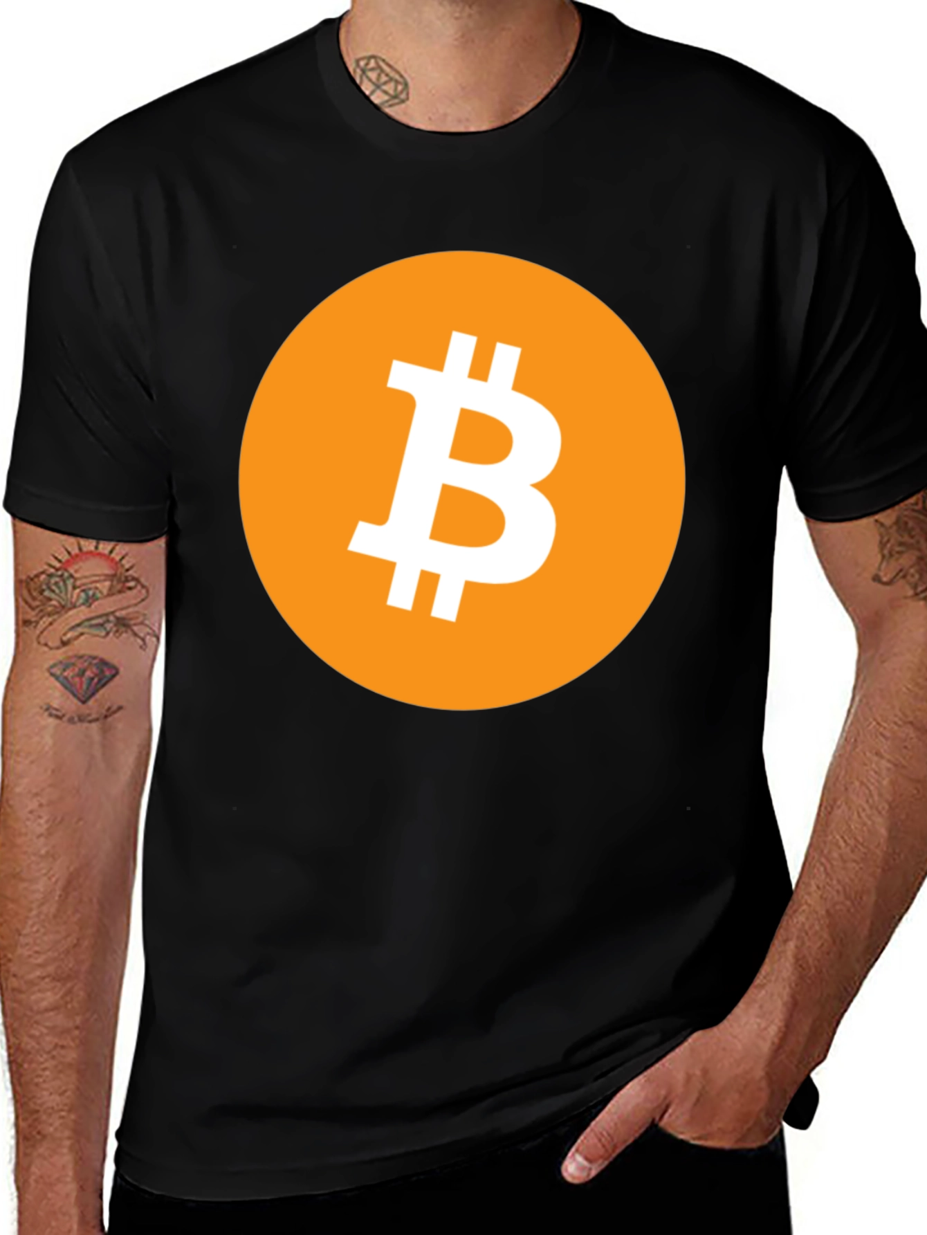 Bitcoin Logo T-Shirt - Crypto Currency Tee