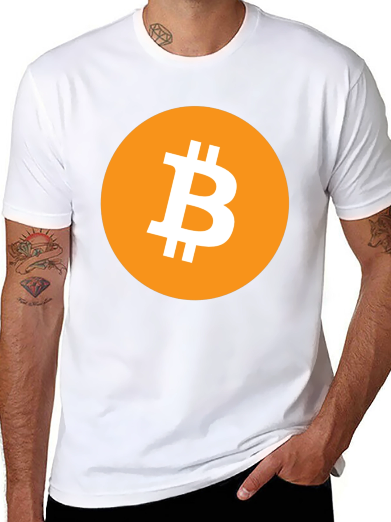 Bitcoin Logo T-Shirt - Crypto Currency Tee
