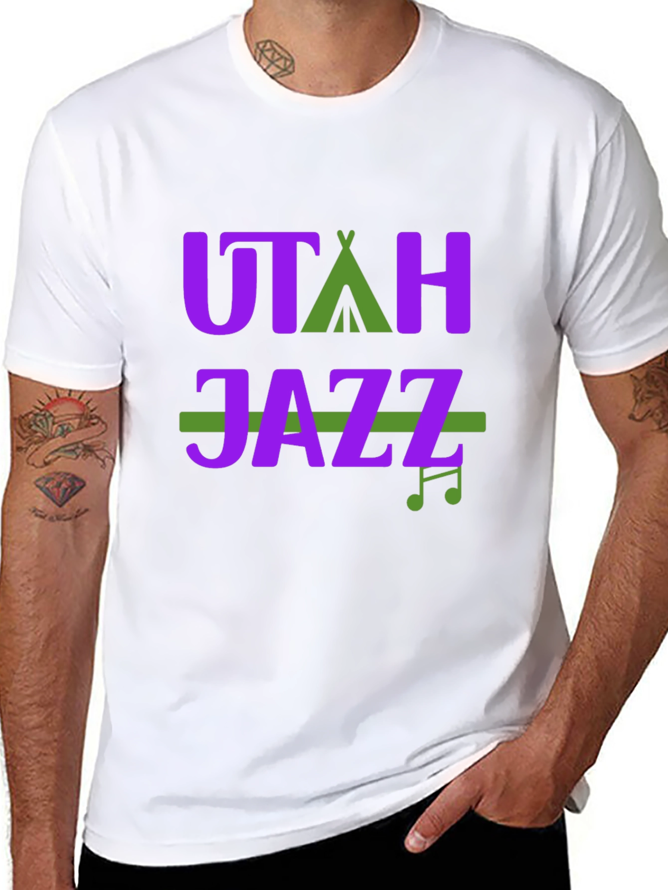 Utah Jazz Graphic T-Shirt - Stylish Team Apparel