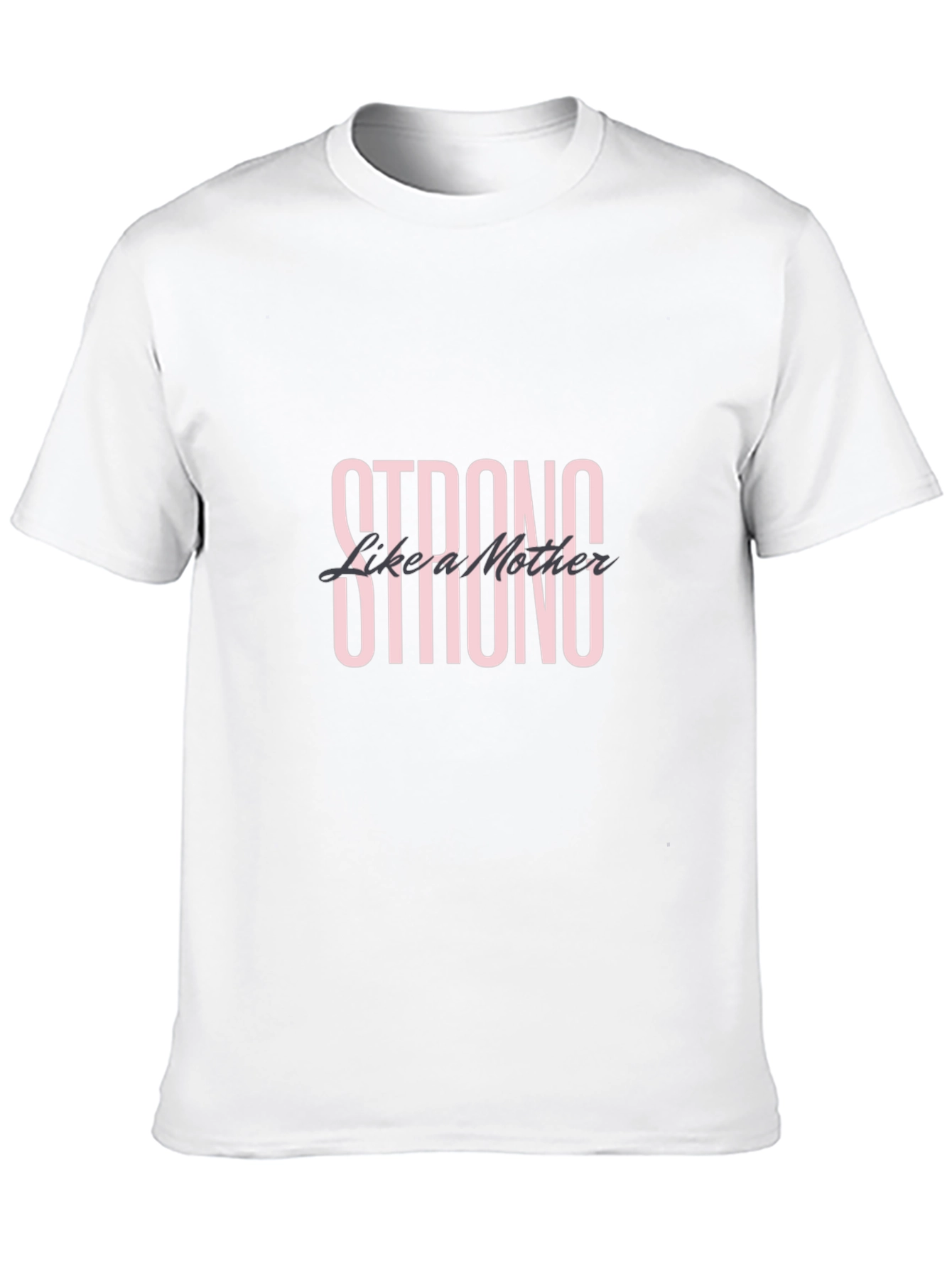 Strong Like a Mother Black Graphic Tee