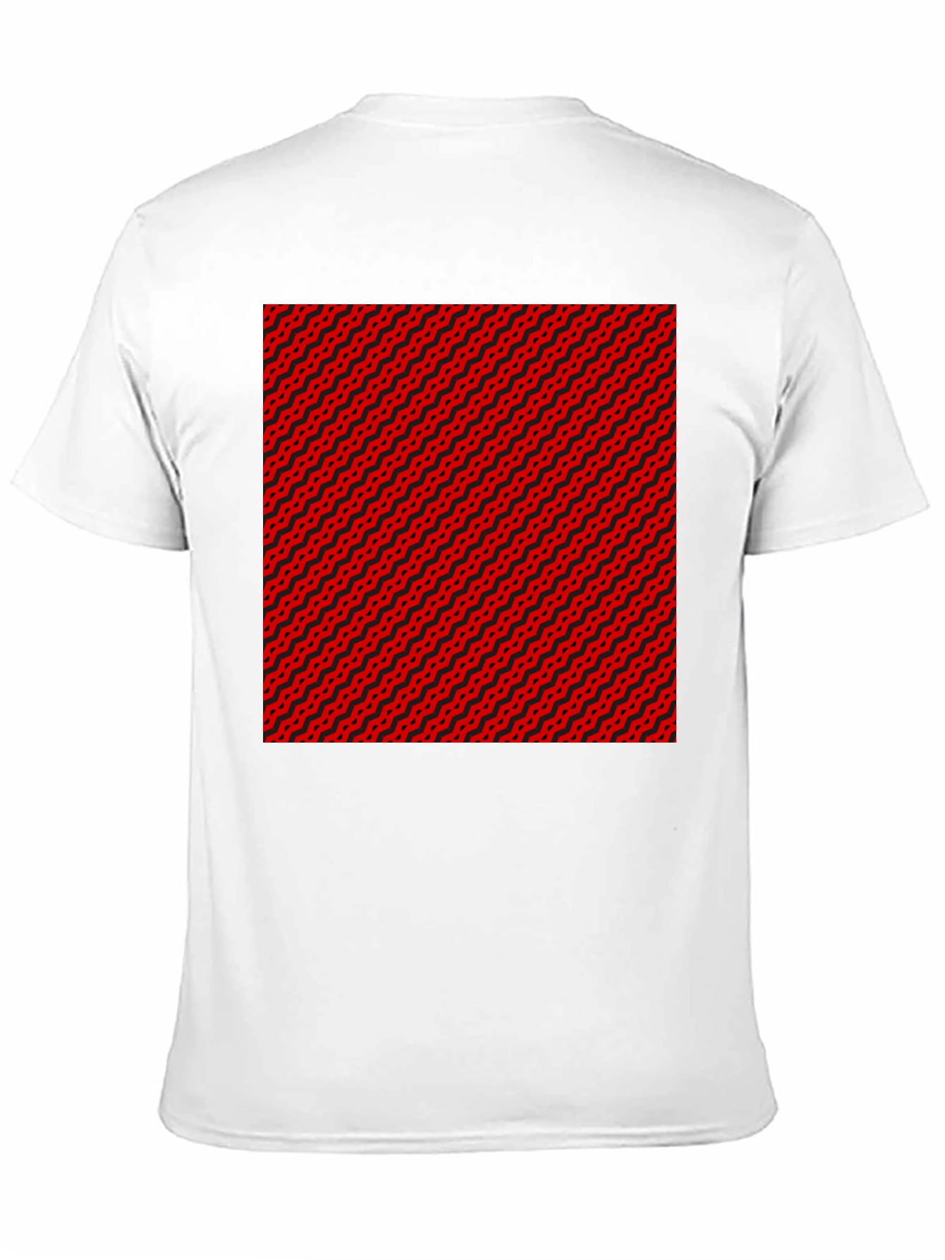Abstract Pattern Black T-Shirt