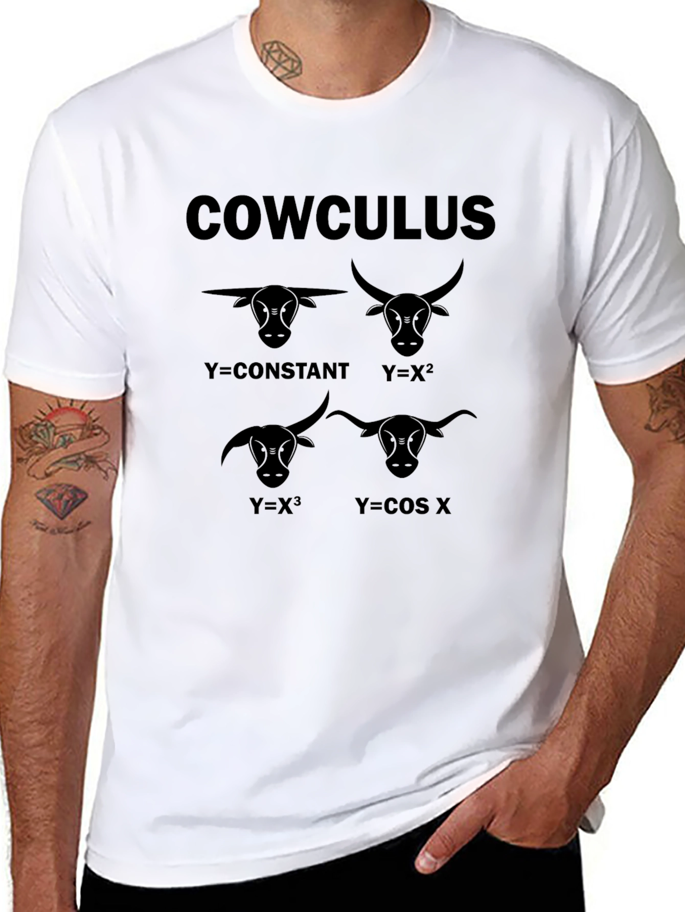 Cowculus T-Shirt - Math Pun Tee
