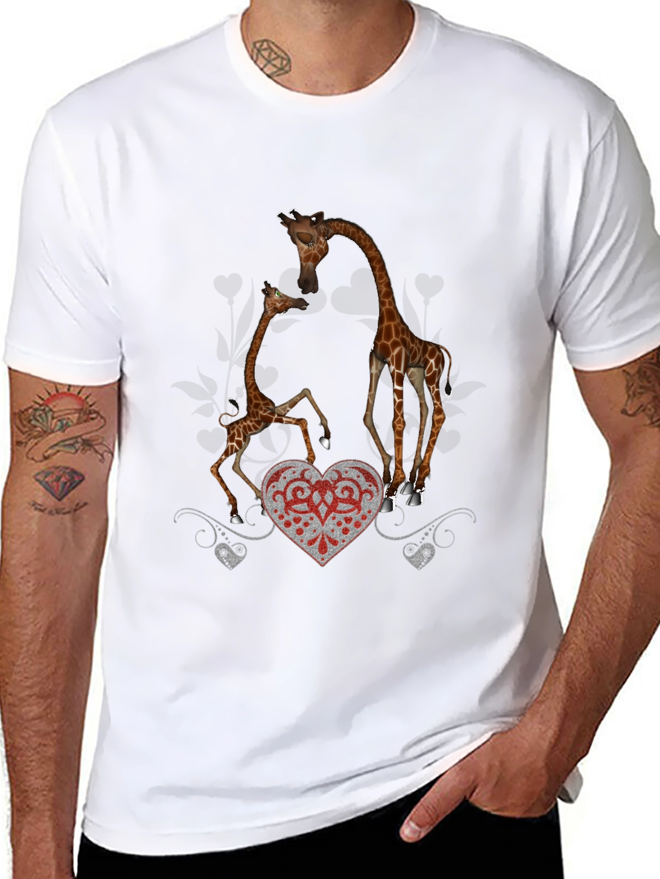 Giraffe Love T-Shirt