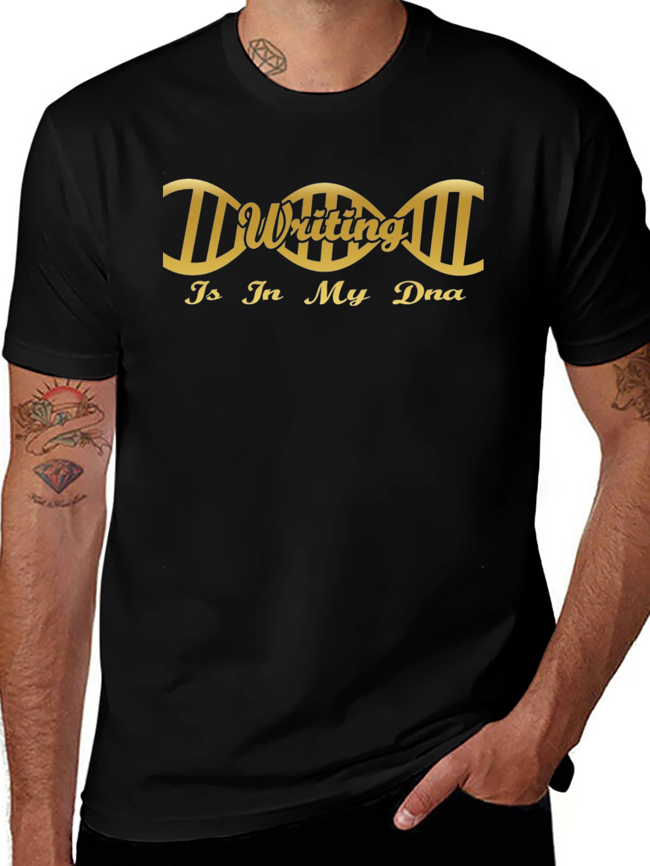 Writing is in My DNA Graphic T-Shirt