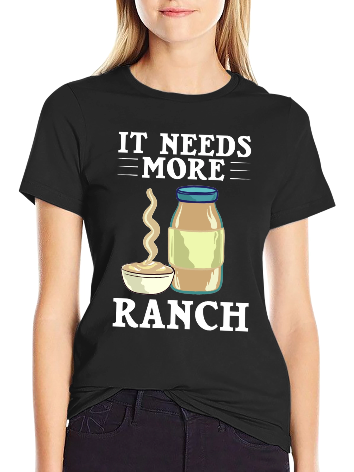 It Needs More Ranch T-Shirt Funny Food Tee