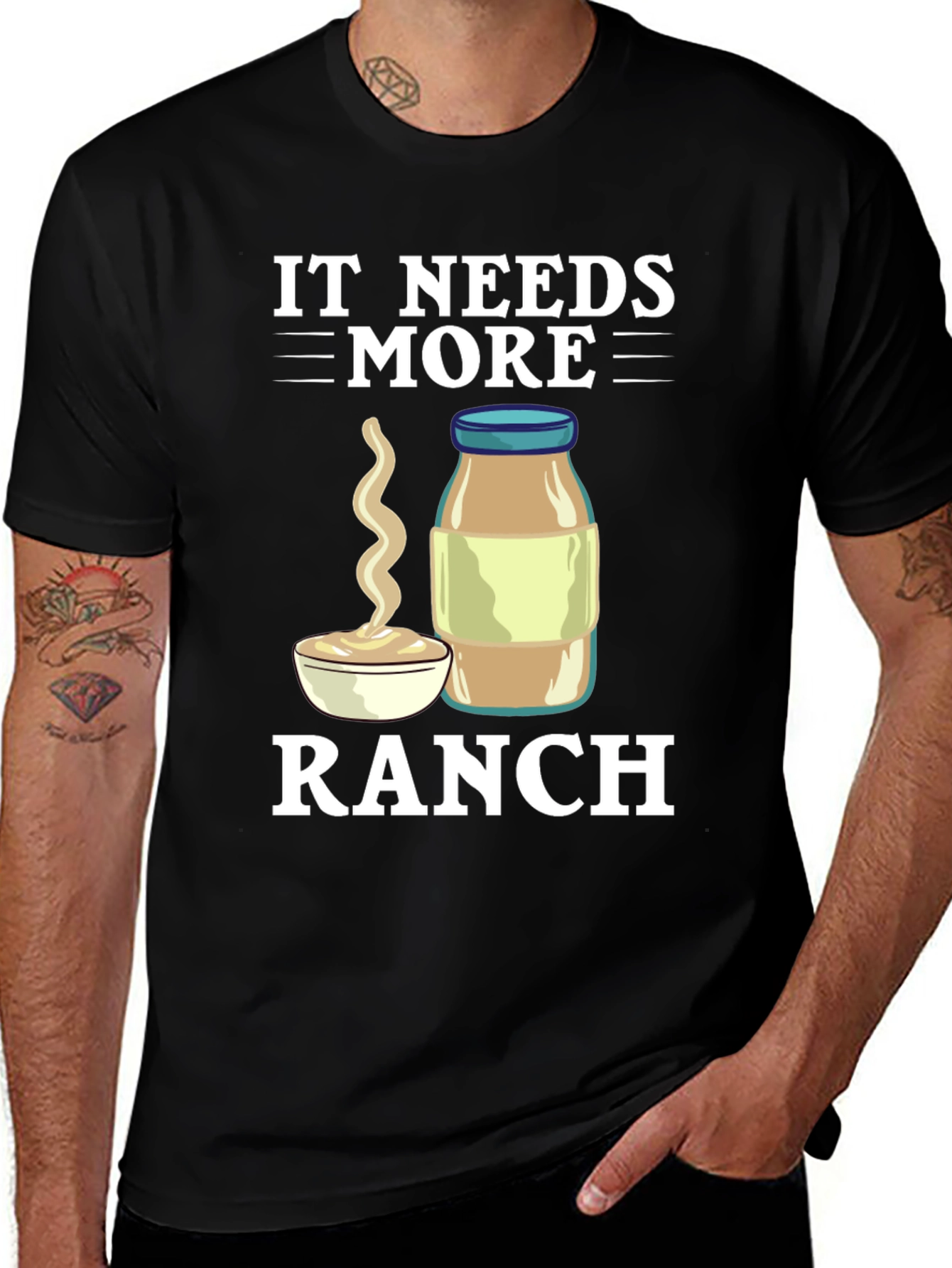 It Needs More Ranch T-Shirt Funny Food Tee