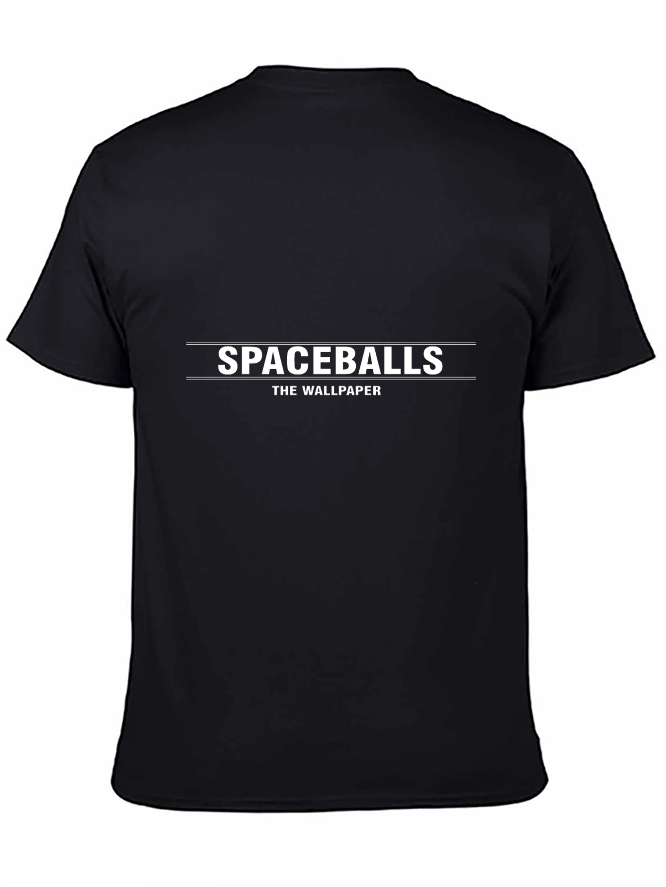 Spaceballs The Wallpaper Black T-Shirt
