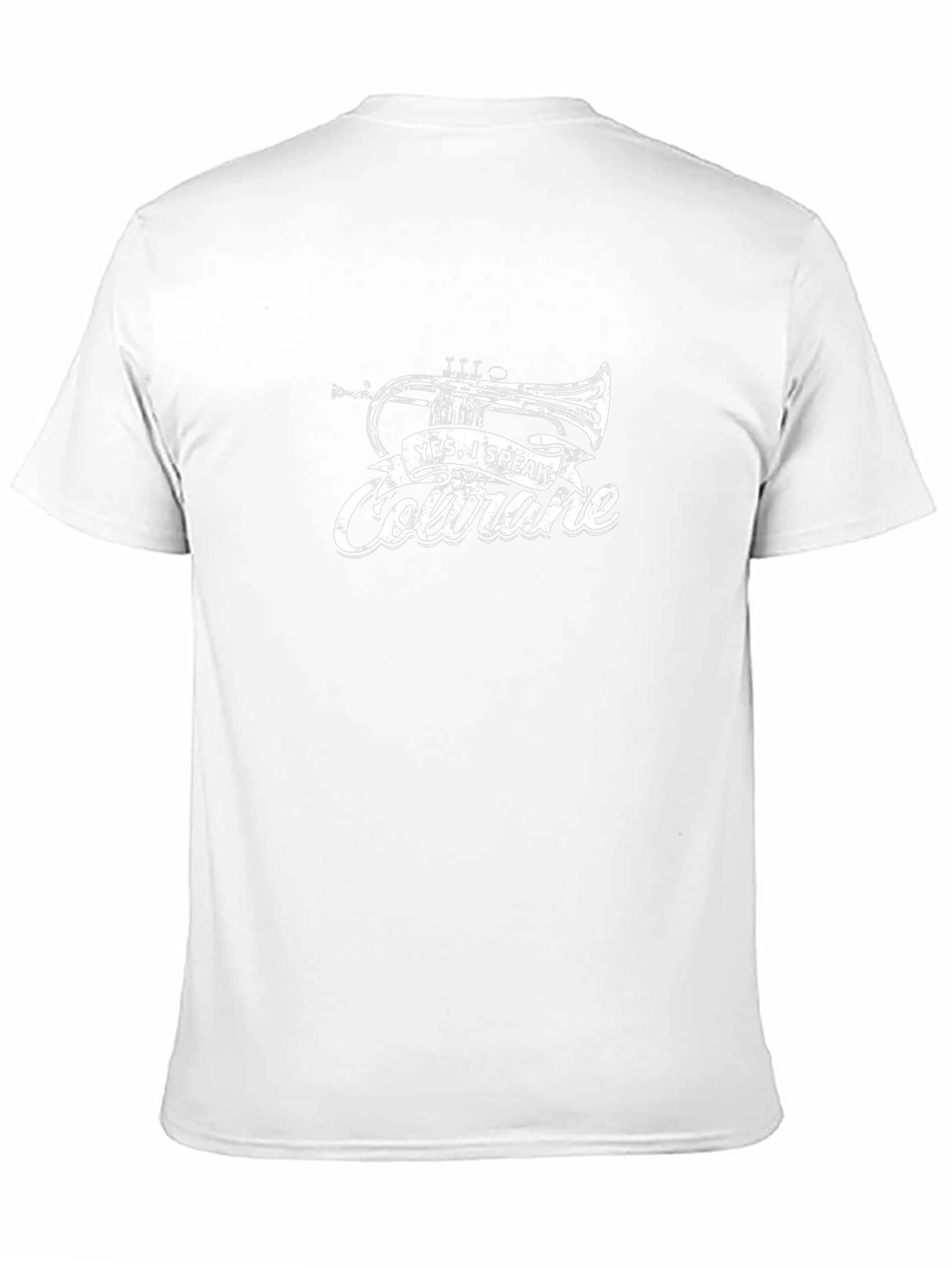 Yes I Speak Coltrane Black T-Shirt Music Jazz