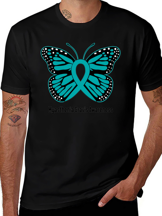 Myasthenia Gravis Awareness Butterfly T-Shirt