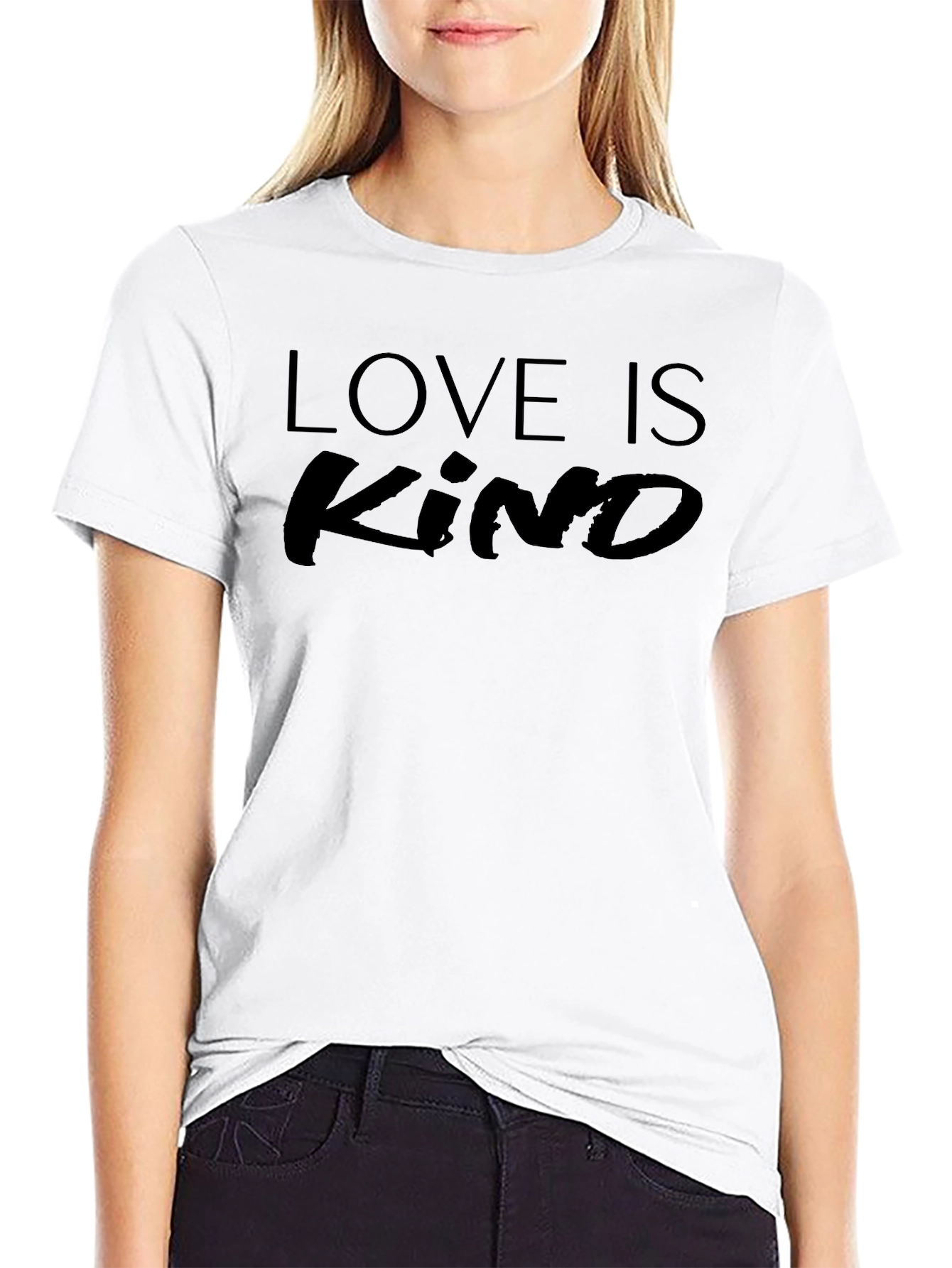 Love Is Kind Graphic T-Shirt - Unisex Black Tee