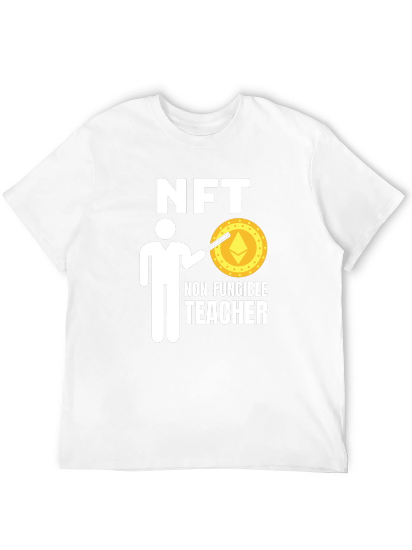 NFT Teacher Black T-Shirt - Crypto Education