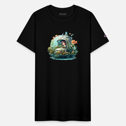 A delightful kawaii book submarine exploring