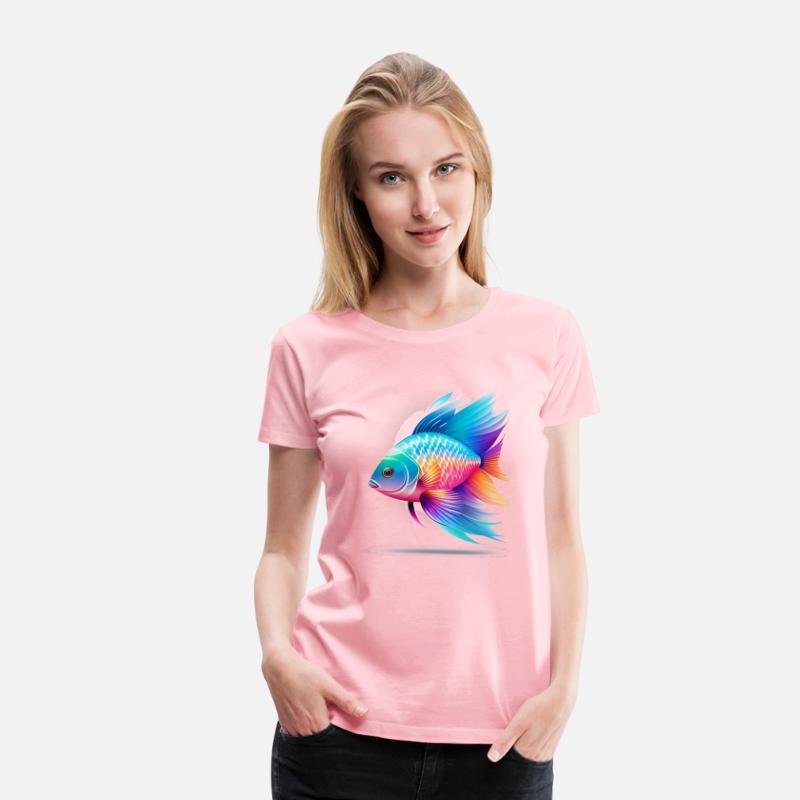 A Fish In Watercolor Style - AI Art