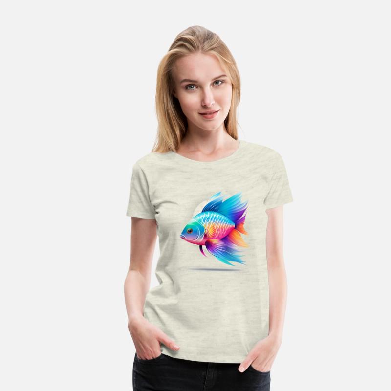 A Fish In Watercolor Style - AI Art