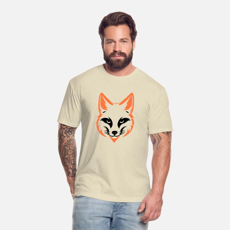 A fox's icon vector t-shirt design