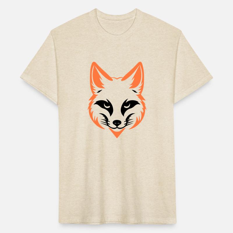 A fox's icon vector t-shirt design