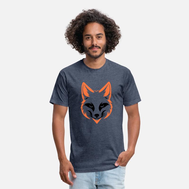 A fox's icon vector t-shirt design