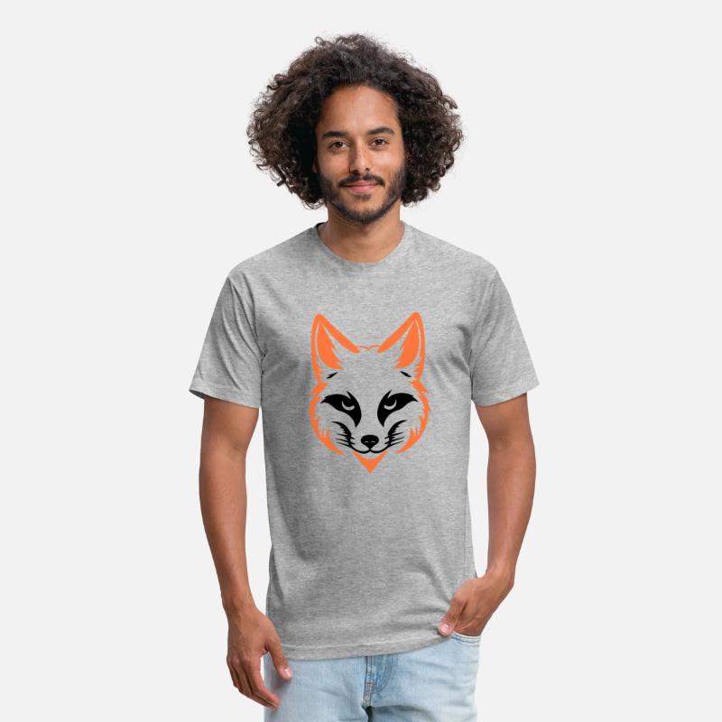 A fox's icon vector t-shirt design