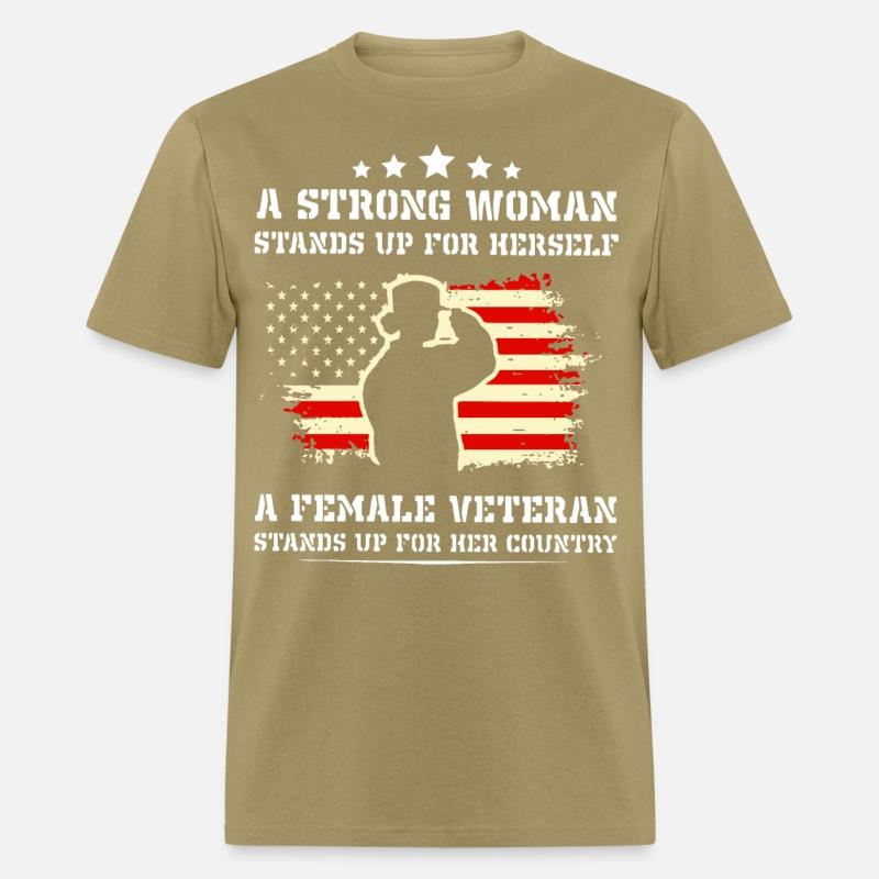 A strong woman stands up for herself a female vete