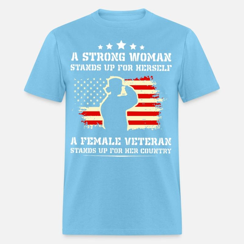 A strong woman stands up for herself a female vete