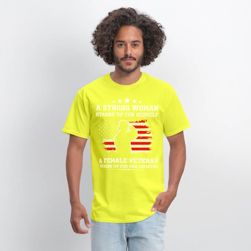 A strong woman stands up for herself a female vete