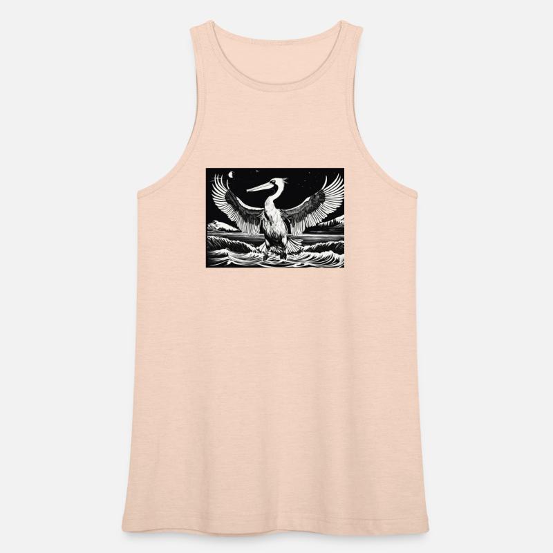 A TO Z design Black and White Pelican Flash Tattoo