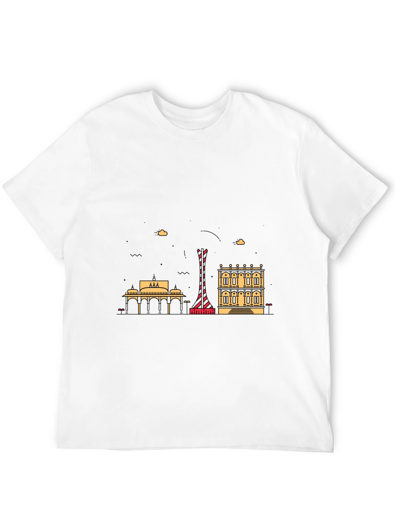 Graphic Print Black T-Shirt