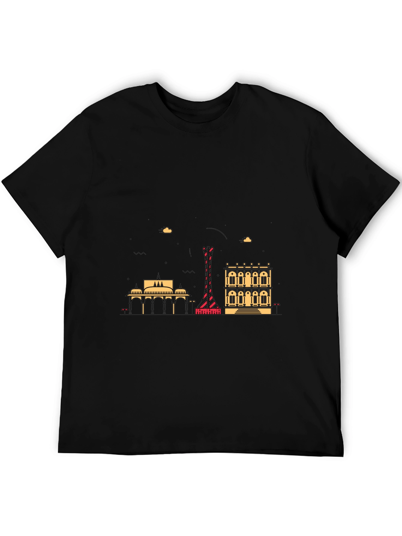Graphic Print Black T-Shirt