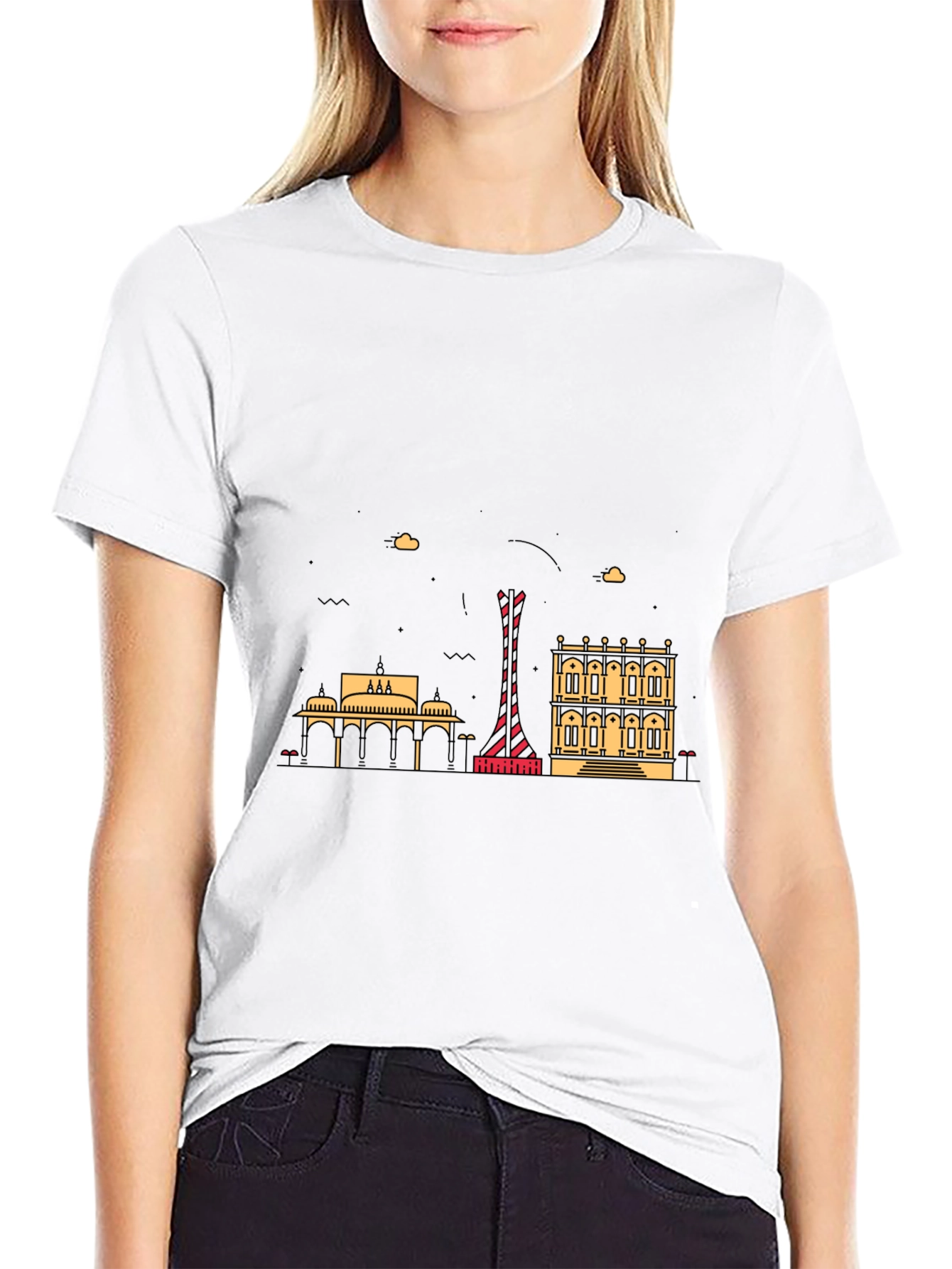 Graphic Print Black T-Shirt