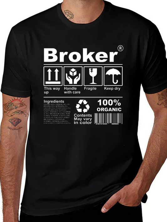 Broker Organic Graphic T-Shirt